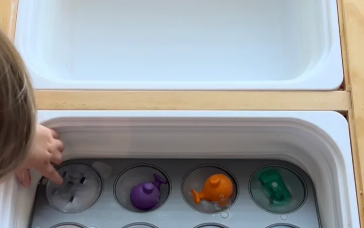 Frozen Toy Rescue: A Toddler Ice Sensory Activity (Ages 2-4)