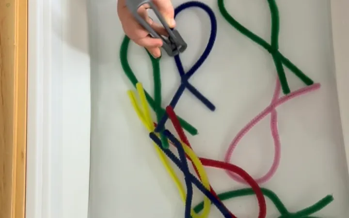 Pipe Cleaner Fishing: A Toddler Sensory Bin Activity (Ages 2-4)
